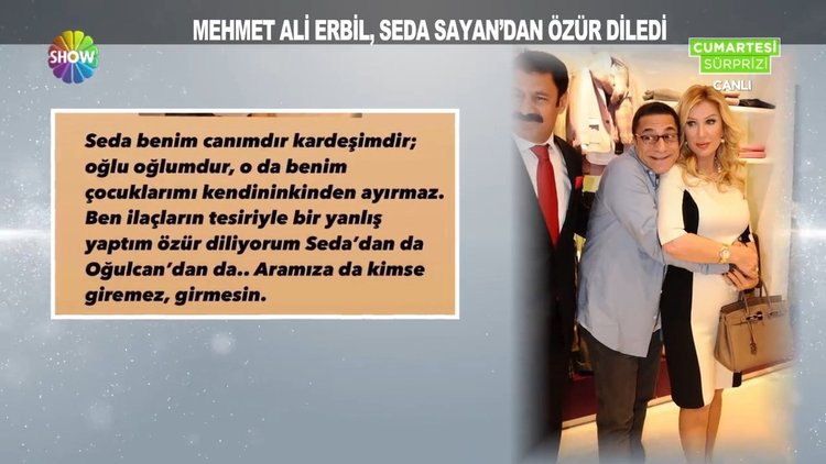 Seda Sayan ile Mehmet Ali Erbil birbirine girdi!
