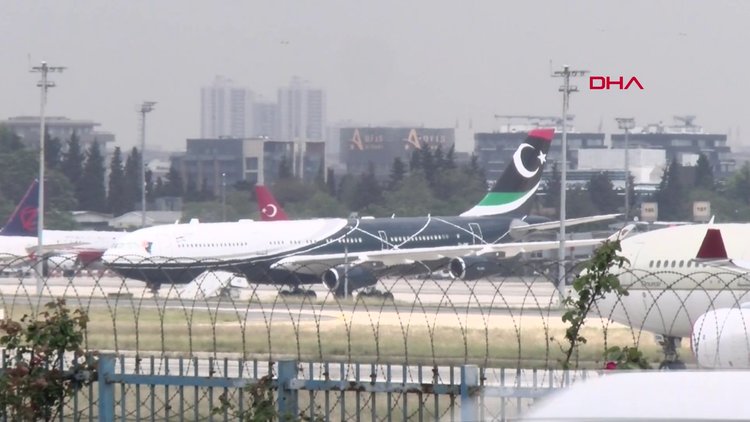 Libya Cumhurbaşkanlığı uçağı, 7 yıl sonra ülkesinde