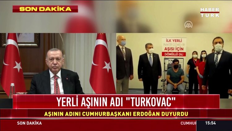 SON DAKİKA! Yerli aşının adı "Turkovac"