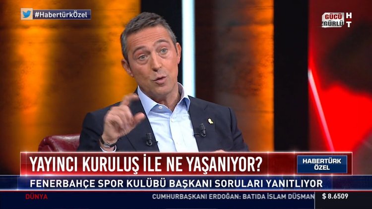 CANLI | Ali Koç, HABERTÜRK'te! - 2
