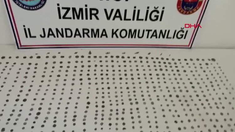 İzmir'de 732 parça tarihi eser ele geçirildi