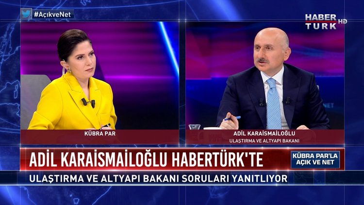 Ulaştırma ve Altyapı Bakanı Adil Karaismailoğlu soruları yanıtlıyor | Açık ve Net - 23 Haziran 2021