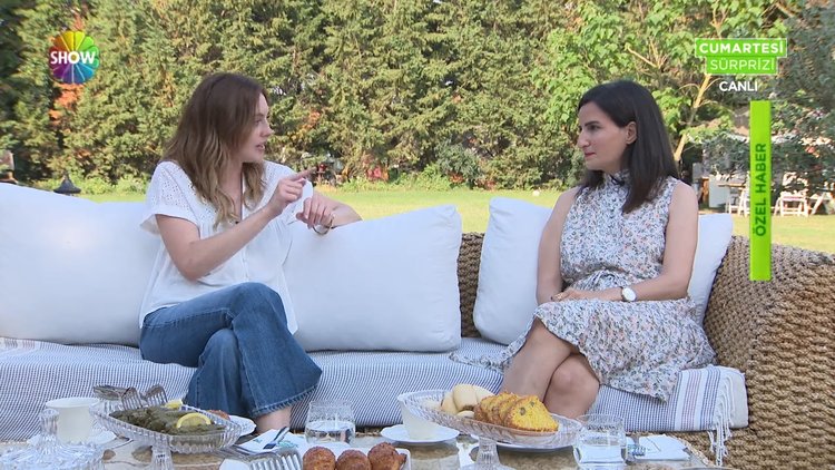 Melis Sezen'le evinde çok özel...