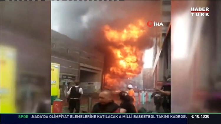 İngiltere'de istasyonda patlama