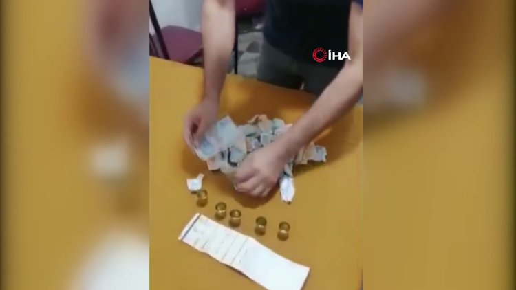 Parayı kaptırdı, komiserin kolunu ısırdı