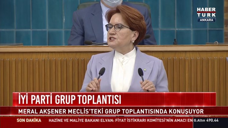İYİ Parti lideri Meral Akşener partisinin grup toplantısında konuştu
