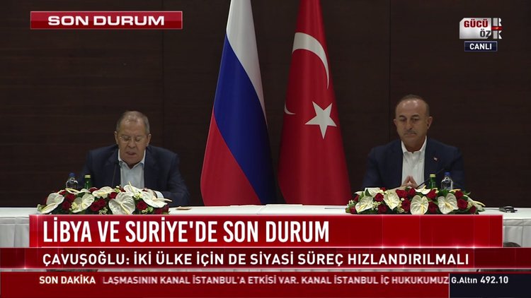 SON DAKİKA! Bakan Çavuşoğlu ve Lavrov'dan ortak açıklama