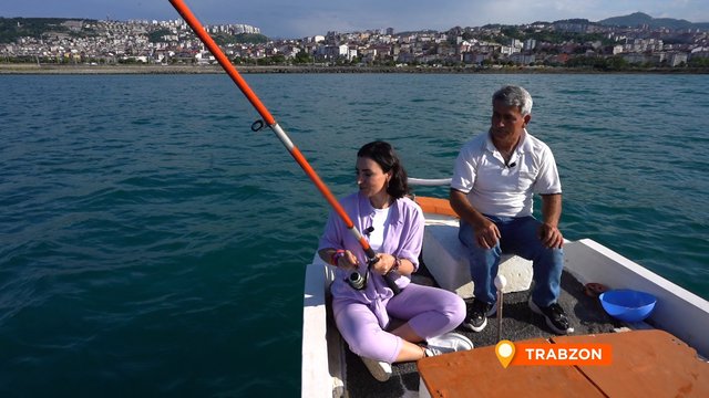 Sevcan Orhan'ın ilk balıkçılık deneyimi