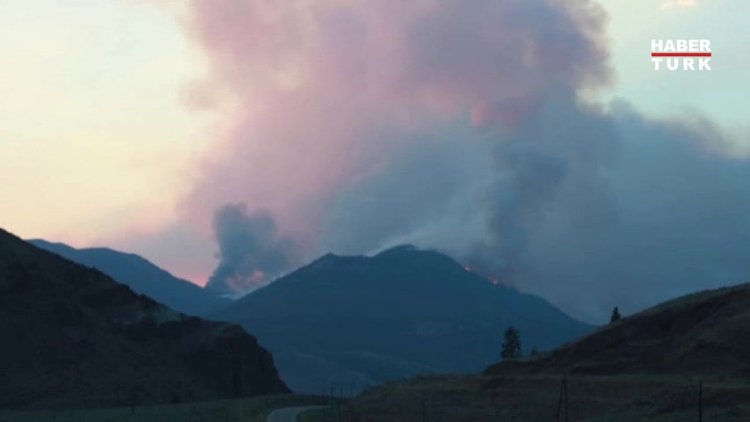 Kanada'da rekor sıcaklık görülen köyün tamamına yakını yandı