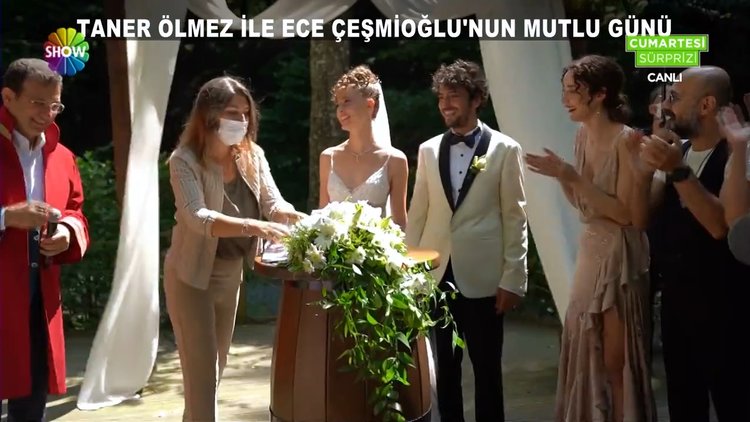 Taner Ölmez ile Ece Çeşmioğlu dünyaevine girdi!