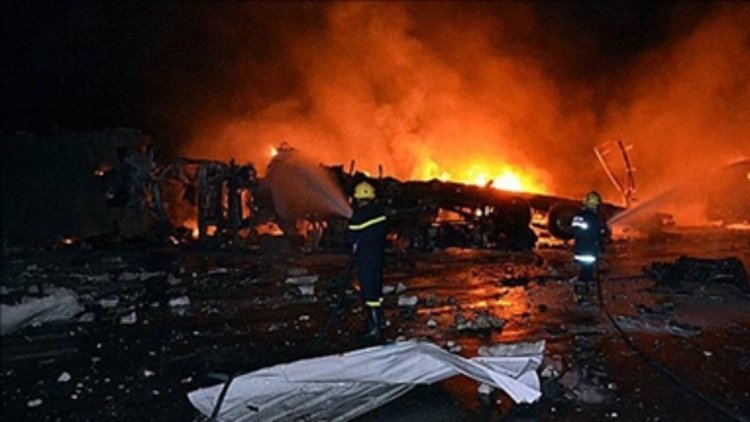 Irak'ta pandemi hastanesinde yangın faciası! Çok sayıda ölü var