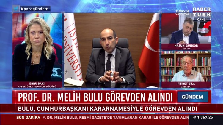 Prof. Dr. Melih Bulu görevden alındı