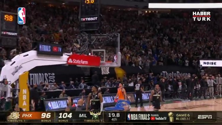 NBA'de şampiyonluğu Milwaukee Bucks kazandı