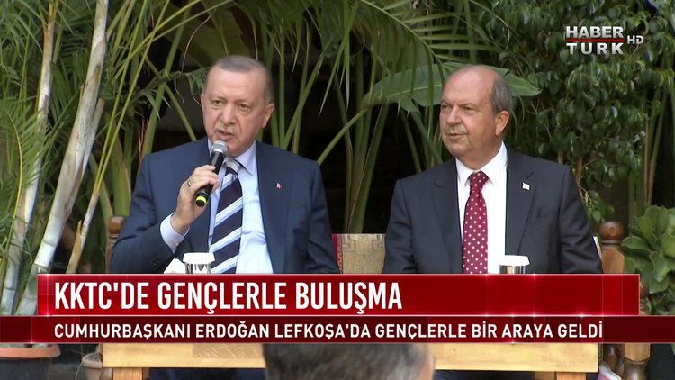 Özel Yayın - 20 Temmuz 2021 (Cumhurbaşkanı Erdoğan, Lefkoşa&#039;da gençlerle bir araya geldi)