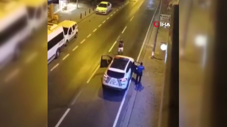 Ümraniye’de bıçaklı dehşet kamerada