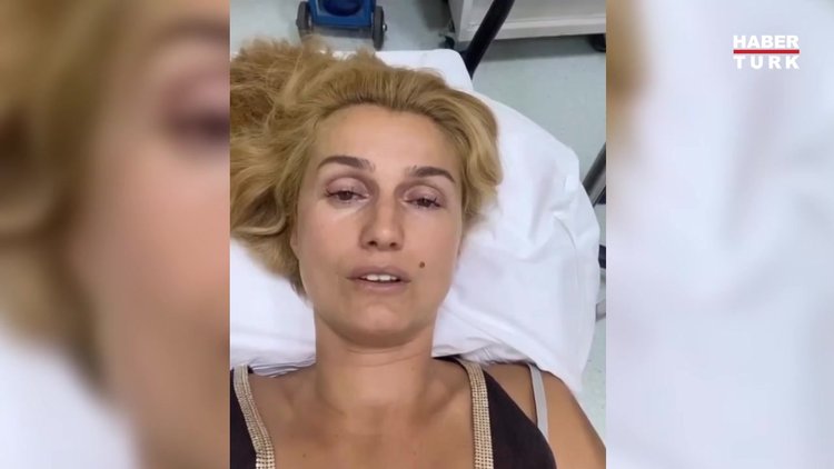 Çiftliği yanan Tuğba Özay hastanelik oldu