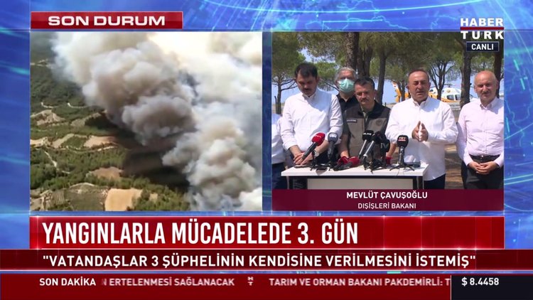 SON DAKİKA! 4 bakandan ortak açıklama... Yangınlar kontrol altına alındı mı?