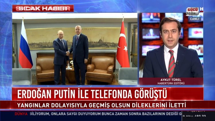 Erdoğan Putin ile telefonda görüştü