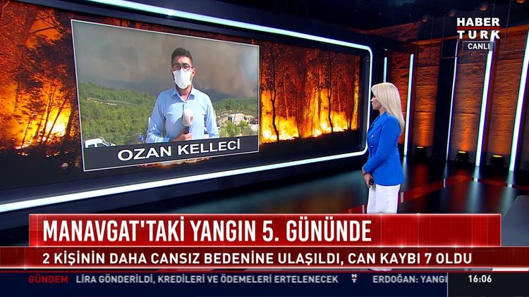 Manavgat'taki yangın 5. gününde