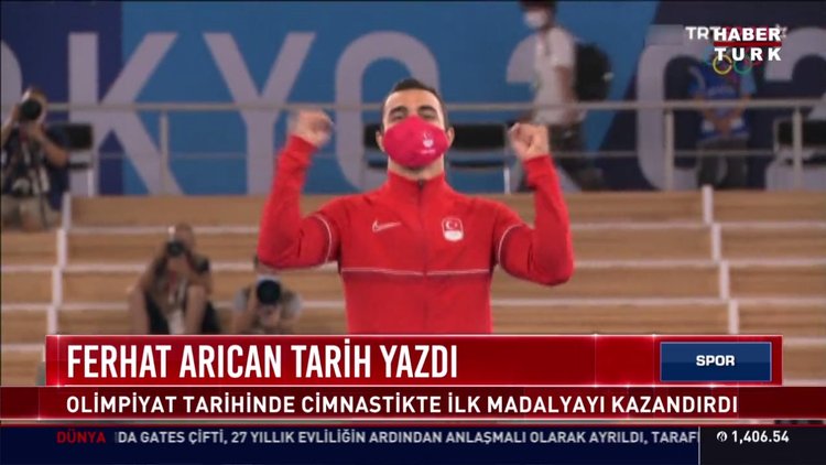 Ferhat Arıcan tarih yazdı