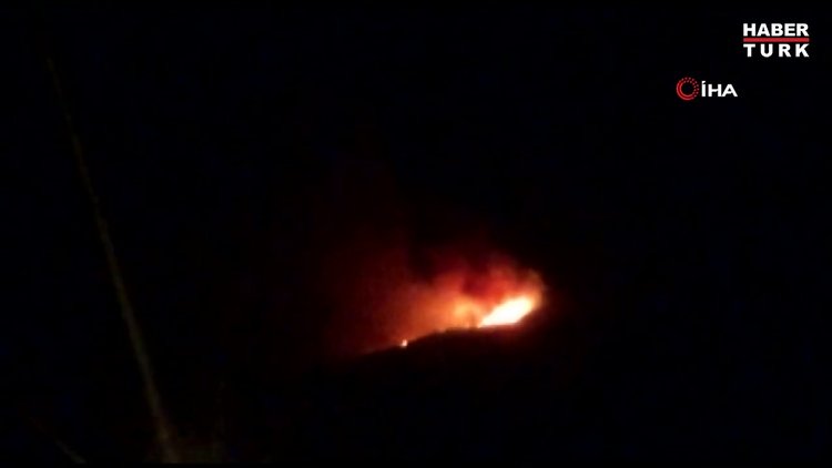 Kıyıkışlacık Gürçamlar hattında orman yangını çıktı