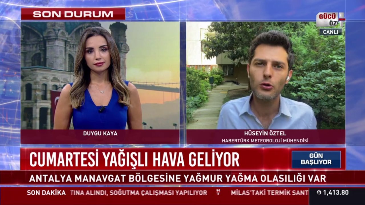 Cumartesi Yagisli Hava Geliyor