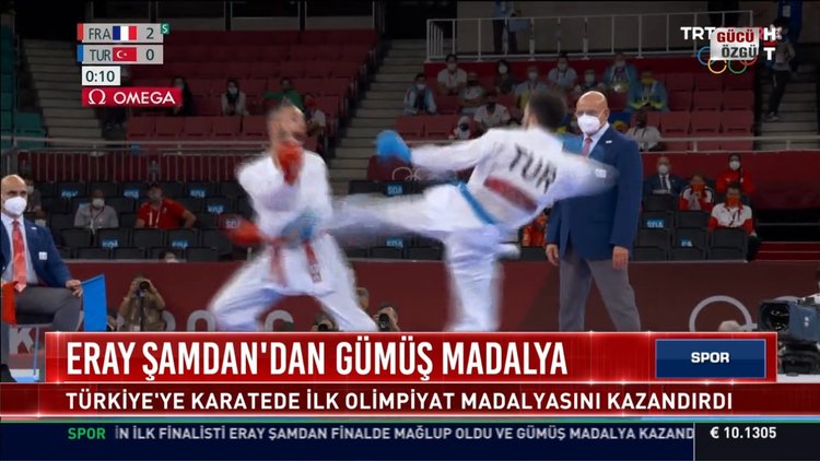 Son dakika haberi | Eray Şamdan, gümüş madalya kazandı