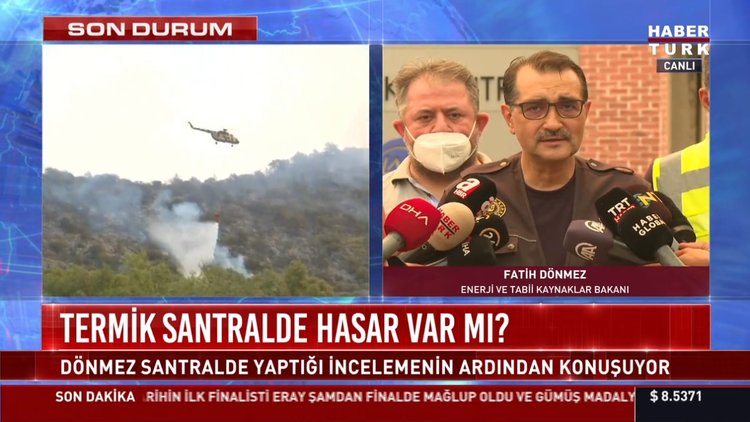 Termik santralde hasar var mı? Enerji Bakanı açıkladı...