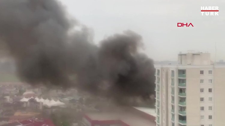 Esenyurt'ta fabrika yangını