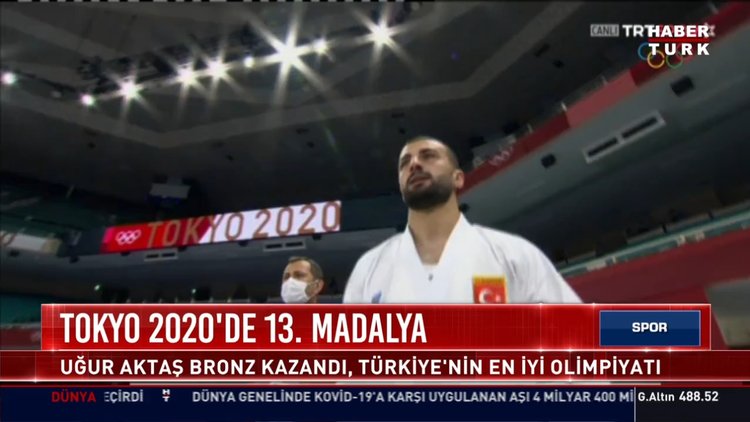 Tokyo'da bir madalya daha