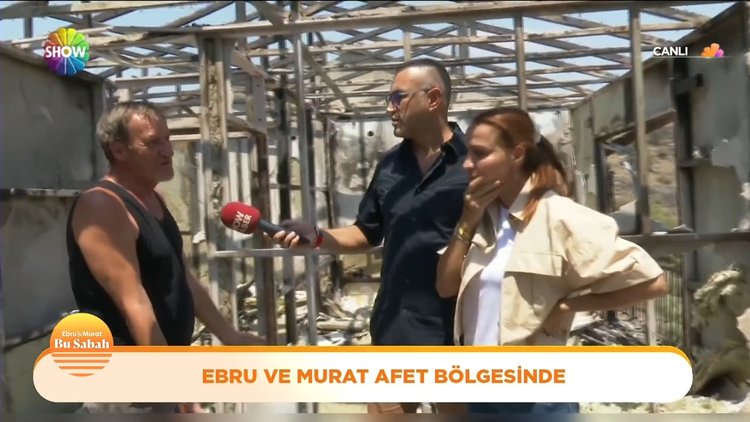 Ebru Akel ve Murat Güloğlu afet bölgesinde!