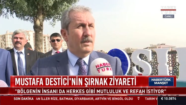 Mustafa Destici'nin Şırnak ziyareti