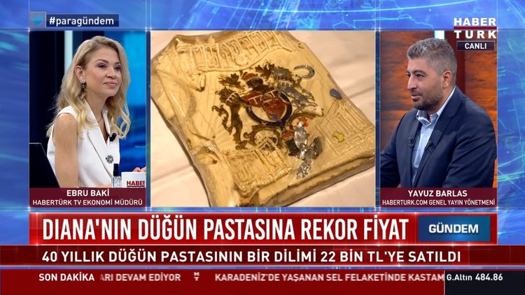 Diana'nın düğün pastasına rekor fiyat