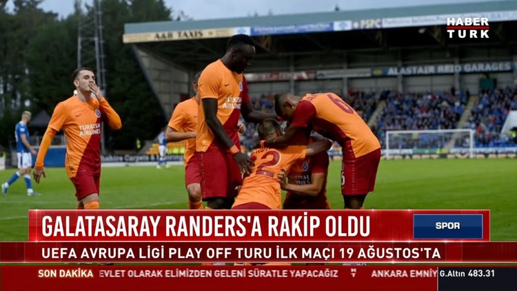 Galatasaray Randers'a rakip oldu