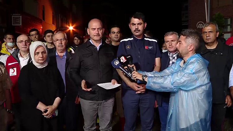 İçişleri Bakanı Süleyman Soylu sel felaketini değerlendirdi