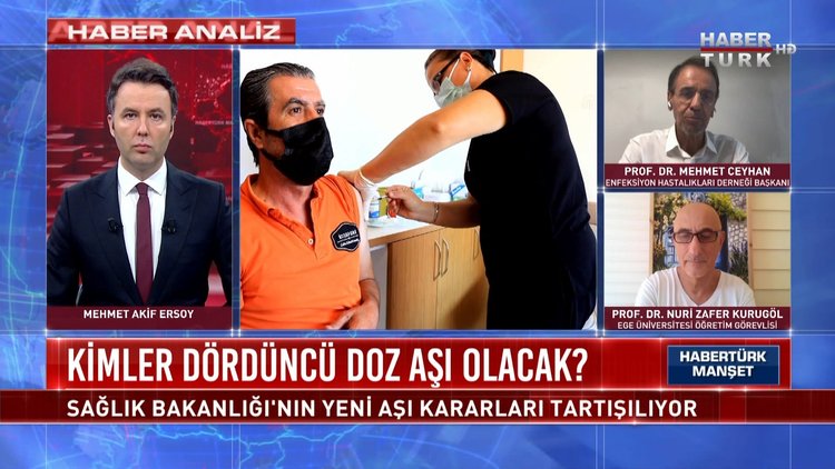 Habertürk Manşet - 16 Ağustos 2021 (Kimler dördüncü doz aşı olacak?)