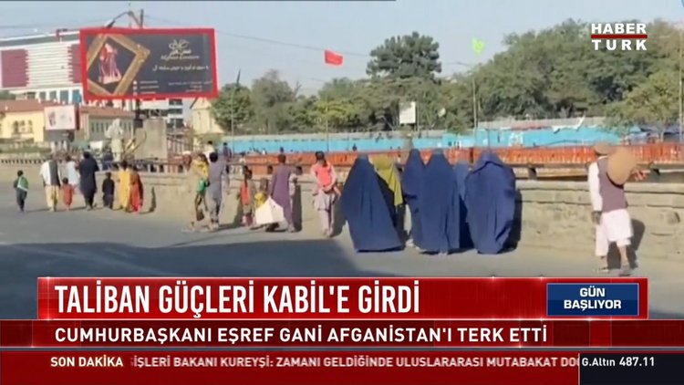 Taliban güçleri Kabil'e girdi