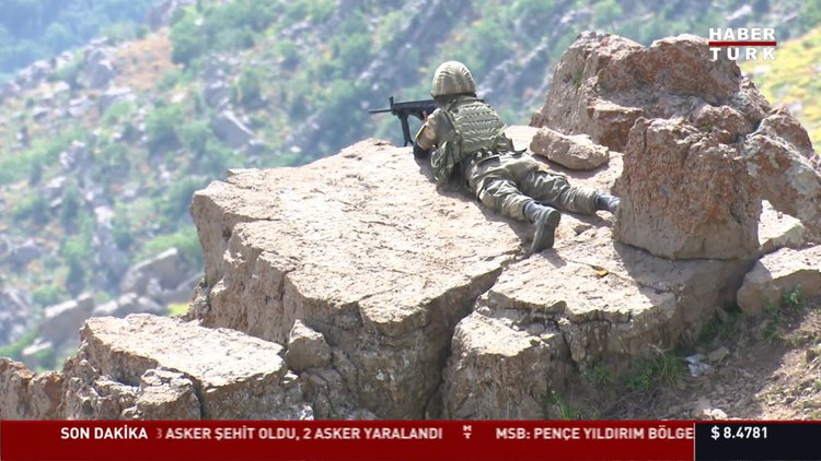 Pençe-Yıldırım bölgesinde 3 asker şehit oldu!