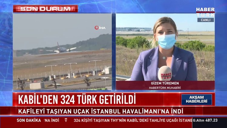 SON DURUM... Kabil'den 324 Türk getirildi