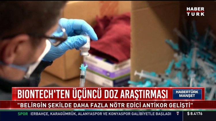 BioNTech'ten üçüncü doz araştırması!