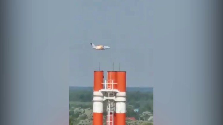 Rusya'da nakliye uçağı düştü