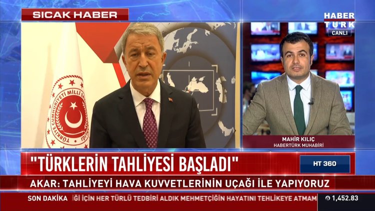 Son dakika haberi Bakan Akar: Afganistan'da vatandaşlarımızın tahliyesi başladı