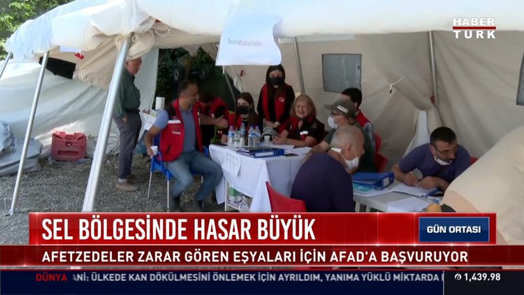 Sel bölgesinde hasar büyük