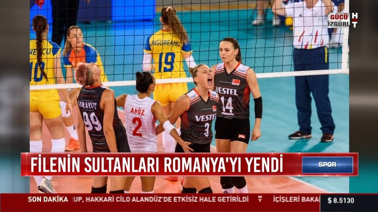 Filenin Sultanları Romanya'yı yendi