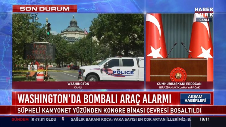 SON DAKİKA! Washington'da bombalı araç alarmı