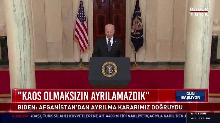 ABD Başkanı Joe Biden: Kaos olmaksızın ayrılamazdık