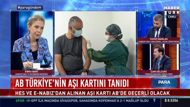 AB Türkiye'nin aşı kartını tanıdı