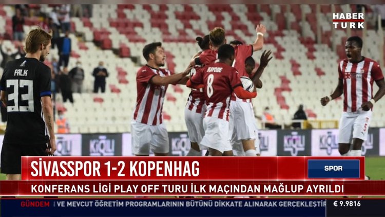 Sivasspor, Kopenhag'a mağlup oldu