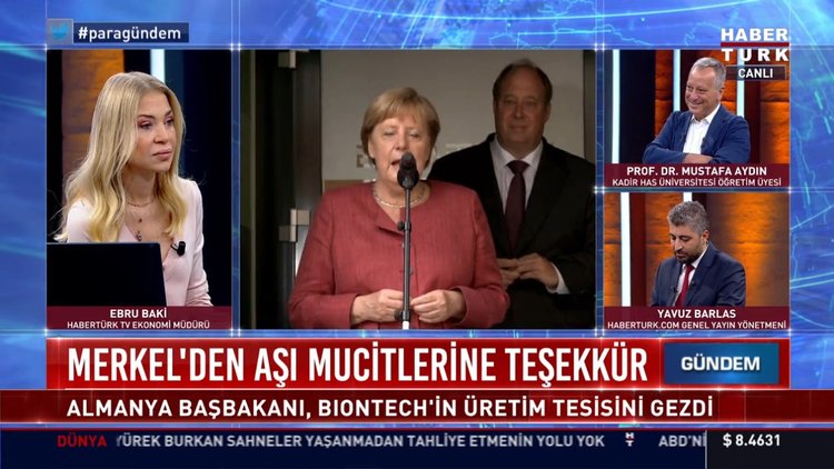 Merkel'den aşı mucitlerine teşekkür