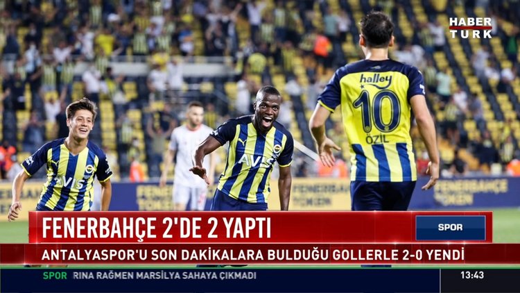 Fenerbahçe 2'de 2 yaptı